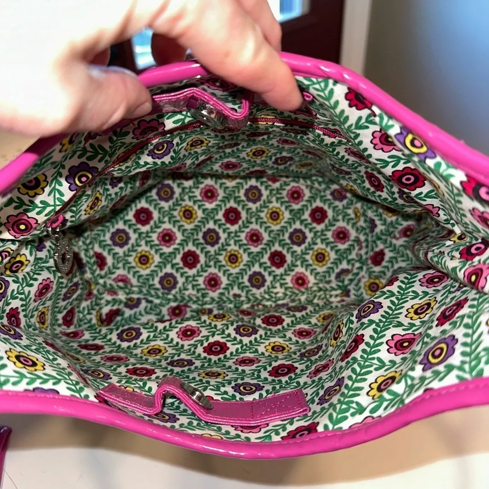 Vera Bradley Viva La Vera Straw Hobo Bag and Wristlet